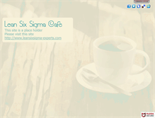 Tablet Screenshot of leansixsigmacafe.com